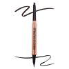 Eyeliner tip Carioca & Creion Sprancene Retractabil 2 in 1, Kiss Beauty 01