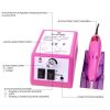 Freza Unghii Profesionala Star Nails SensoPRO Milano 20000 RPM, Roz