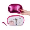 Portfard Travel Transparent & Fuchsia, SensoPRO Fiesta, set 2 buc