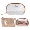 Portfard Travel Transparent & Gold, SensoPRO Holiday, set 3 buc