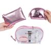 Portfard Travel Transparent & Pink, SensoPRO Liberty, set 3 buc