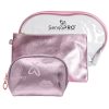 Portfard Travel Transparent & Pink, SensoPRO Liberty, set 3 buc