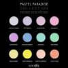 Set 12 Geluri UV Colorate LUXORISE, Pastel Paradise