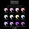 Set 12 Geluri UV Colorate LUXORISE, Unicorn Dreams