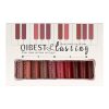 Set 12 Rujuri Lichide Mate Qibest Silky Long Lasting Lip Gloss #01