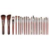 Set 22 Pensule Machiaj Profesionale SensoPRO Milano Travel Brown + CADOU