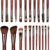 Set 22 Pensule Machiaj Profesionale SensoPRO Milano Travel Brown + CADOU