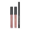 Set 3 in 1 Ruj Lichid Mat & Lip Gloss & Creion Contur Buze Qibest #01