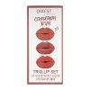 Set 3 in 1 Ruj Lichid Mat & Lip Gloss & Creion Contur Buze Qibest #03