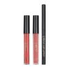 Set 3 in 1 Ruj Lichid Mat & Lip Gloss & Creion Contur Buze Qibest #04