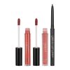 Set 3 in 1 Ruj Lichid Mat & Lip Gloss & Creion Contur Buze Qibest #04