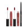 Set 3 in 1 Ruj Lichid Mat & Lip Gloss & Creion Contur Buze Qibest #06