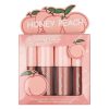 Set 4 Rujuri Lichide Mate Ranee Matte Lipstick, Honey Peach, B