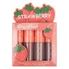 Set 4 Rujuri Lichide Mate Ranee Matte Lipstick, Strawberry, A