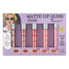 Set 5 Rujuri Lichide Mate Teayason Matte Lipgloss #B