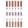 Set 6 Rujuri Lichide 2 in 1 Qibest Double Touch Matte Liquid Lipstick & Glitter Lip Gloss