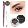 Set Sprancene 2 Pensule & Pomada Sprancene, Brow Bliss #02 Dark Brown