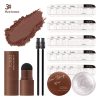 Set Sprancene Derol Perfect Outline Eyebrow Styling #03 Pure Brown