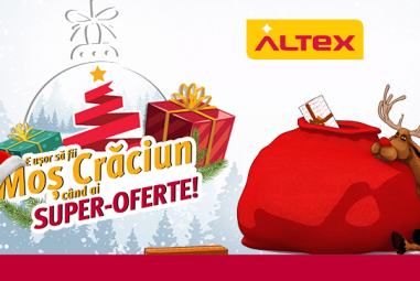 Altex : Campanie de reduceri „E usor sa fii Mos Craciun”!